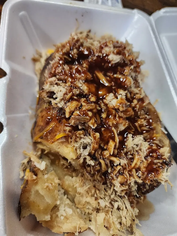 Pulled Pork on Potatoes