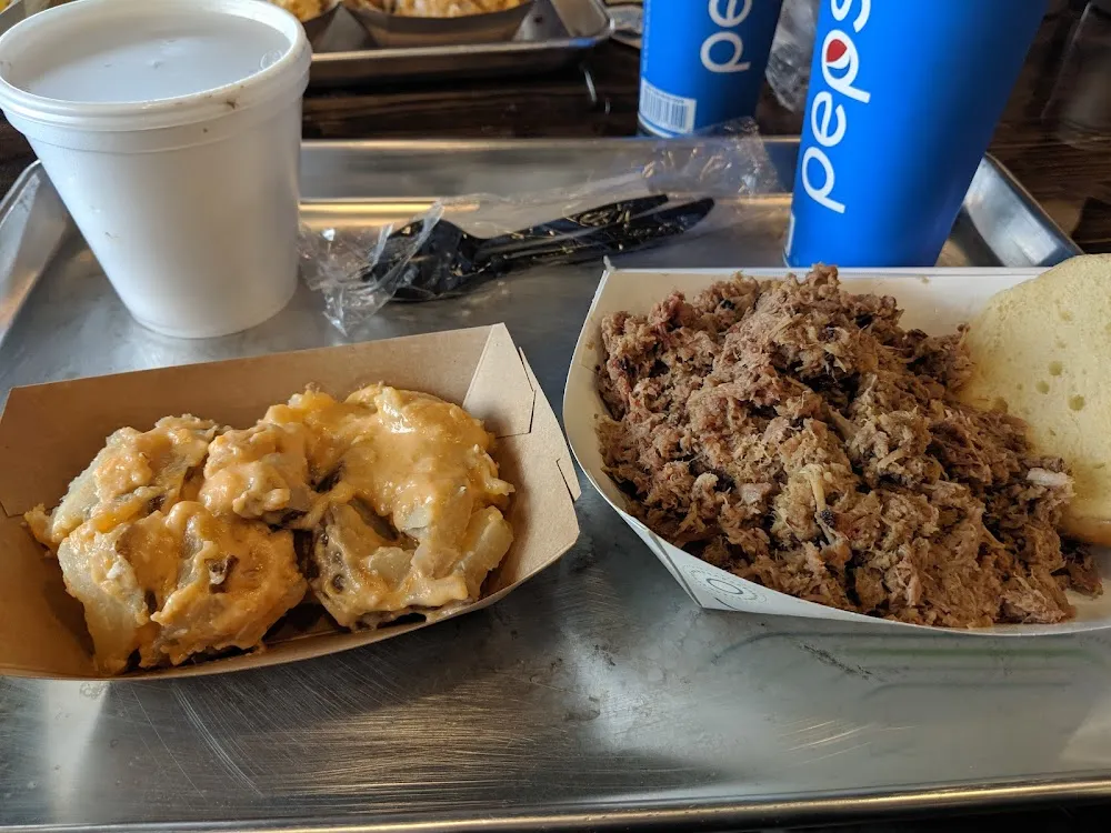 Pulled Pork Sandwich & Scalloped Potatoes